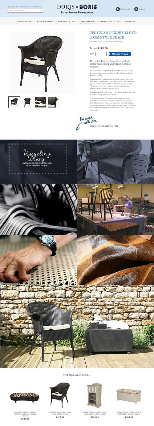 eCommerce Store Redesign from scratch