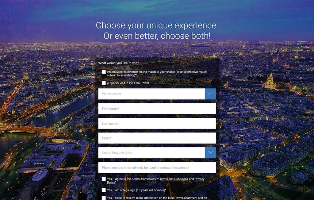 HomeAway – Eiffel Tower