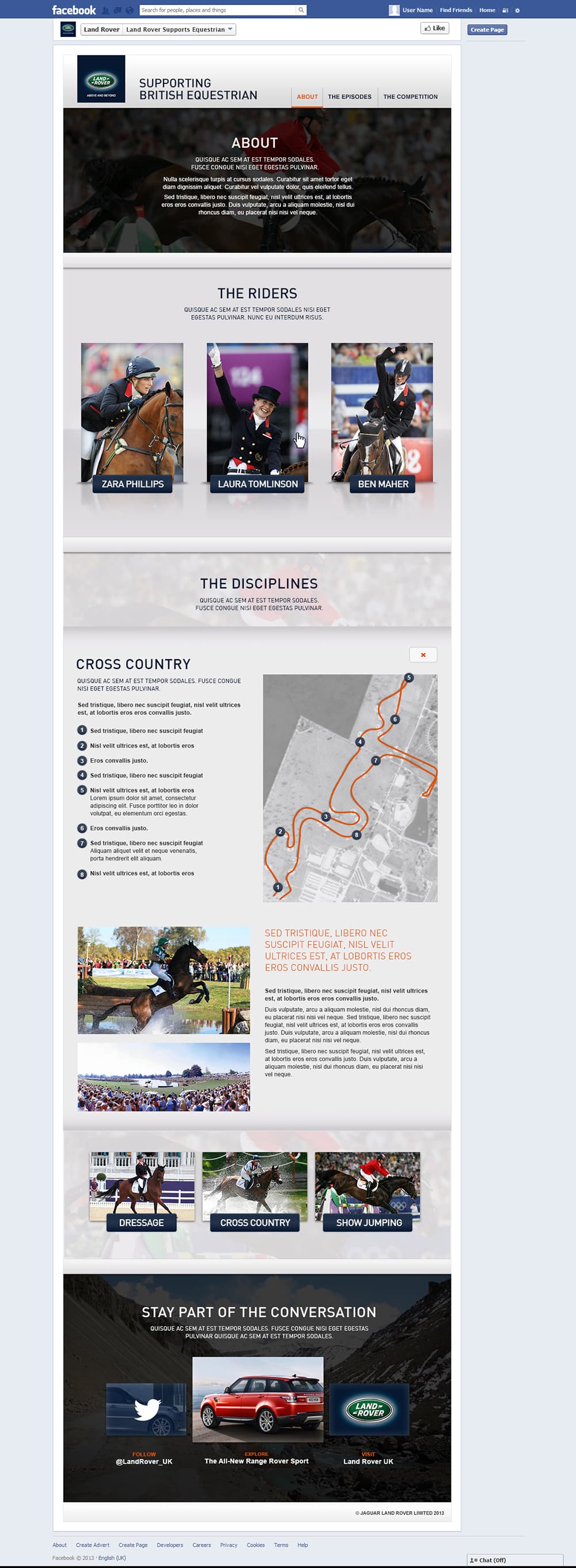 SUPPORTING BRITISH EQUESTRIAN