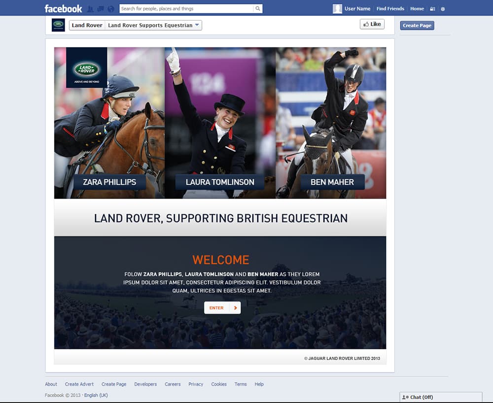 SUPPORTING BRITISH EQUESTRIAN