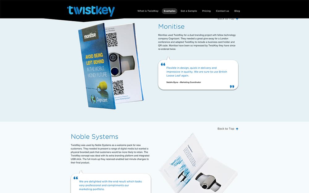 Twistkey makes your memory stick more memorable